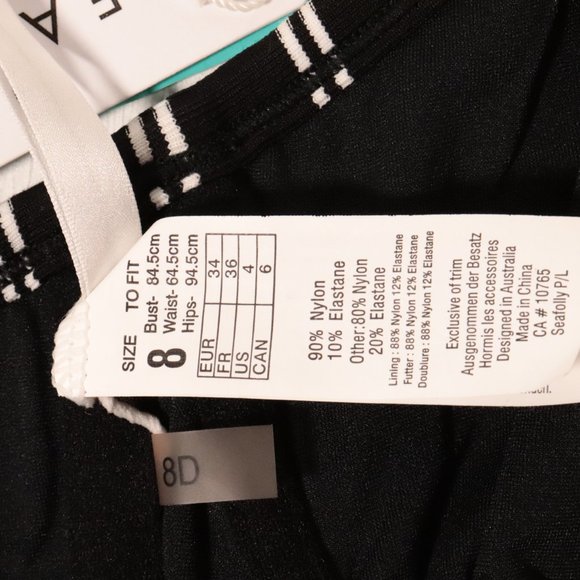 NWT Seafolly Inka Stripe D Cup Bralette - Picture 9 of 9